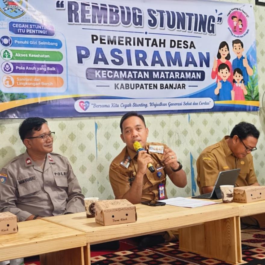 Pemdes Pasiraman Gelar Rembug Stunting 2026